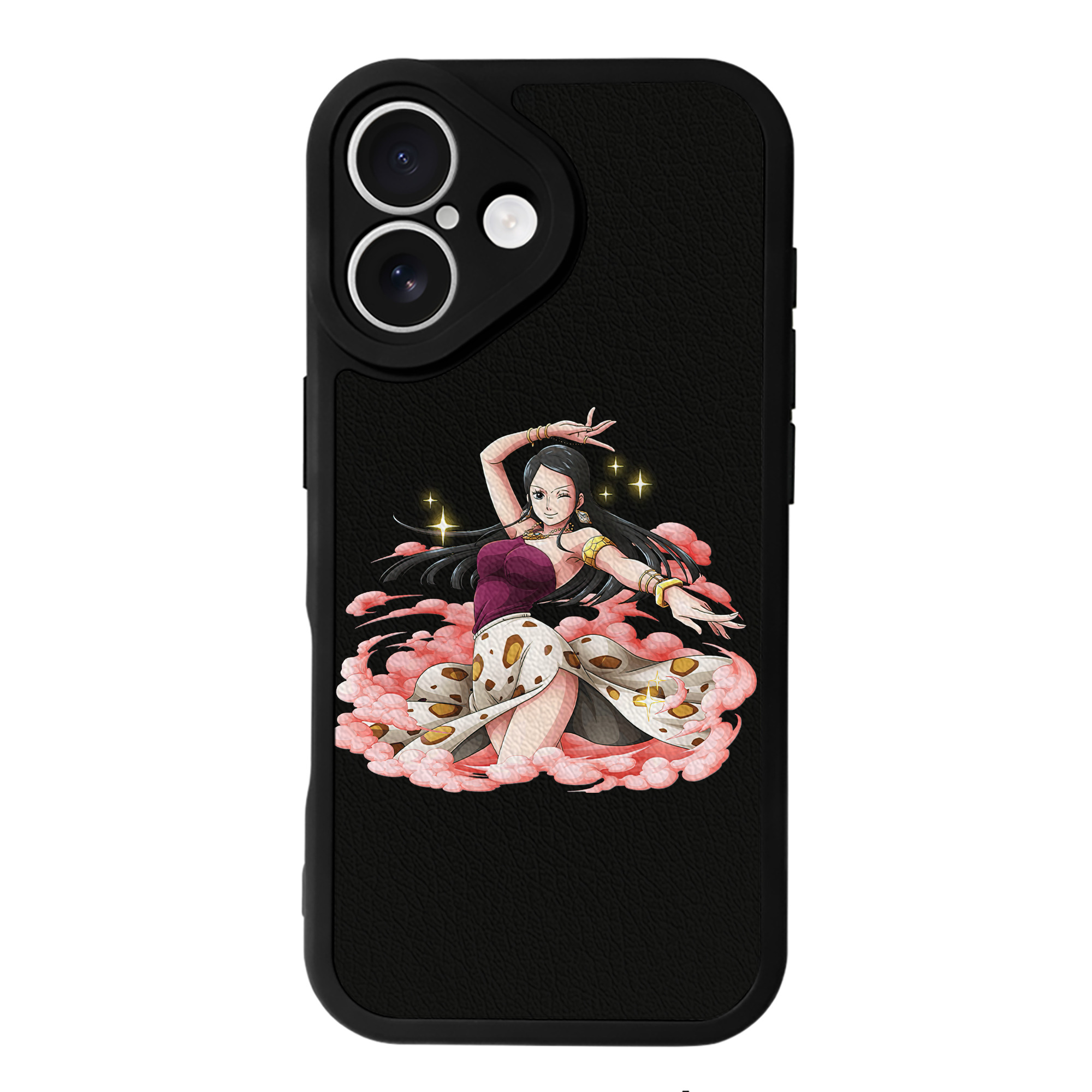 （画像用） ワンピース ニコ・ロビン ONE PIECE Nico Robin 【iPhone 16シリーズ対応】シリコンスマホケース（レザー調） 材質：シリコン